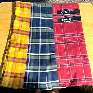 NOBO plaid skirt, sz XS